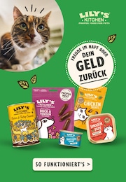 Lily's Kitchen Prospekt für Gladbeck mit 1 Seite Lily's Kitchen Prospekt für Gladbeck: "FREUDE IM NAPF ODER DEIN GELD ZURÜCK", 1 Seite, 24.06.2025 - 31.08.2025
