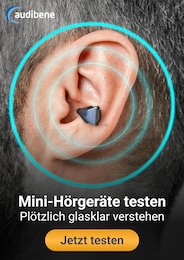 Der aktuelle audibene Prospekt Der aktuelle audibene Prospekt: Mini-Hörgeräte testen