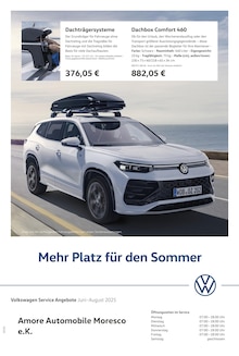 Volkswagen Prospekt Mehr Platz für den Sommer mit  Seite in Berlin und Umgebung