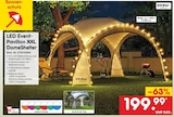 Pavillon im Netto Marken-Discount Prospekt LED Event-Pavillon XXL DomeShelter von SWING im aktuellen Netto Marken-Discount Prospekt für 199,99 €