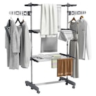 HOMCOM Wäscheständer grau Edelstahl B/H/L: ca. 55x142x152 cm im POCO Prospekt HOMCOM Wäscheständer grau Edelstahl B/H/L: ca. 55x142x152 cm von im aktuellen POCO Prospekt für 47,99 €