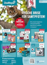 Der aktuelle ZooRoyal Prospekt Der aktuelle ZooRoyal Prospekt FRISCHE BRISE FÜR SAMTPFOTEN!